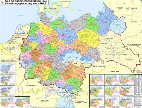 xtaoes gau|Administrative divisions of Nazi Germany .